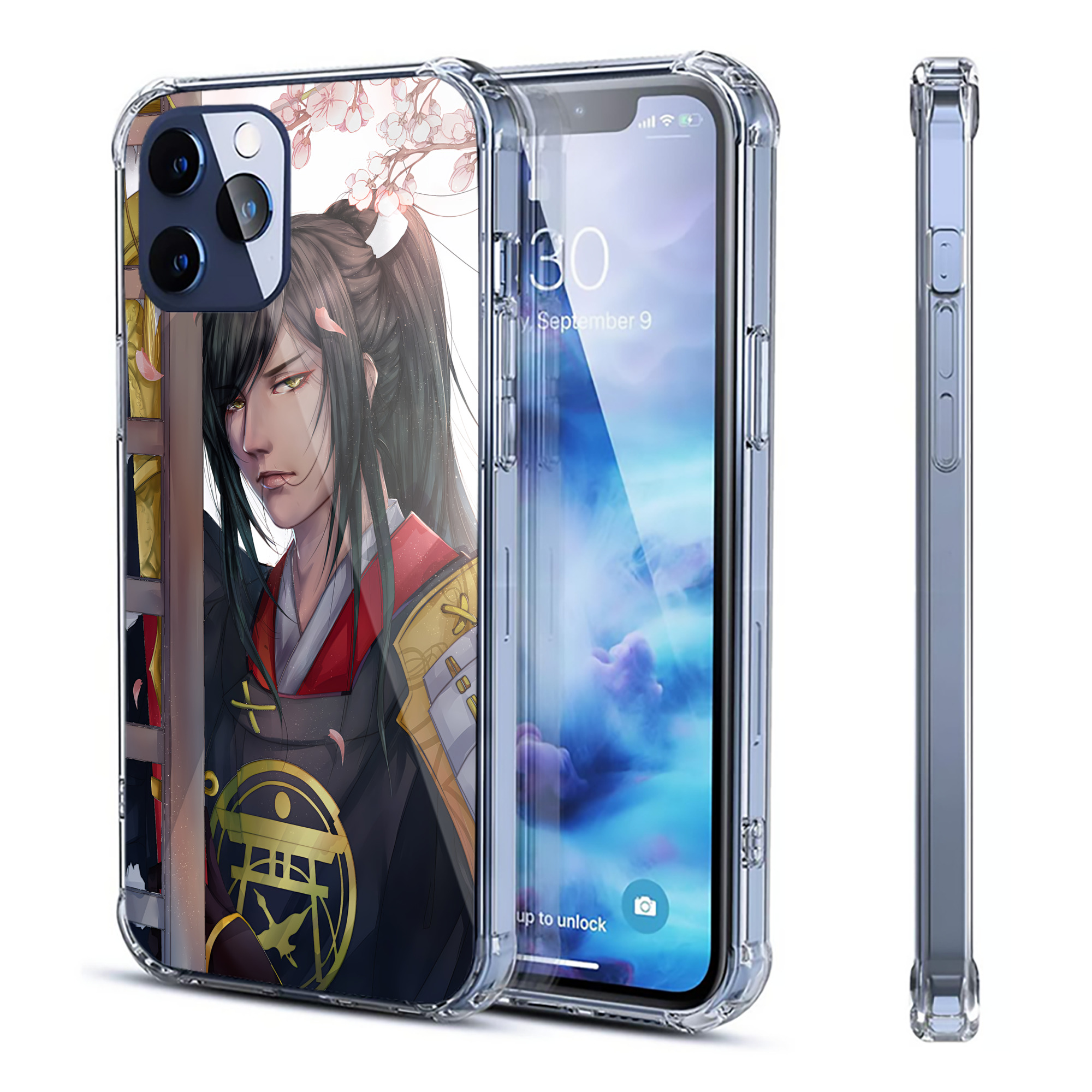 （画像用） 刀剣乱舞 Touken Ranbu 【iPhone 12シリーズ対応】透明スマホケース（クリアソフトケース）